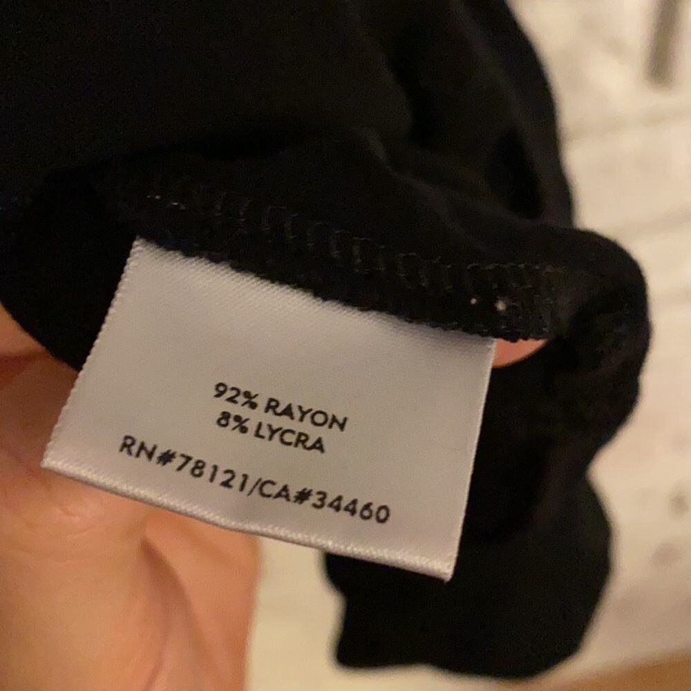 Eileen Fisher black 1/2 sleeve dress size medium. - Picture 8 of 11